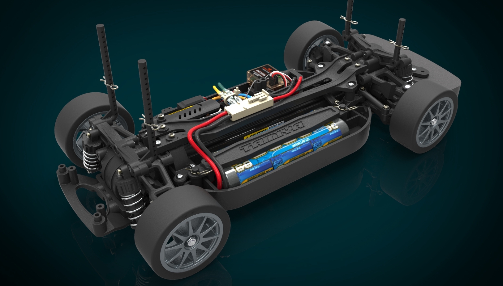 田宫tamiya tt-01 type-e底盘设计图纸